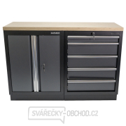 AKČNÍ SET Dílenská skříňka MB-TGC1305 a MB-TGC1300 s dřevěnou pracovní deskou MB-TGW53 Náhled