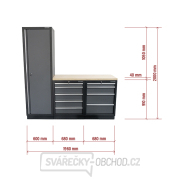 AKČNÍ SET Sestava 3 ks dílenského nábytku SET-CA01012 s dřevěnou pracovní deskou MB-TGW53 AKČNÍ SET Sestava 3 ks dílenského nábytku SET-CA01012 s dřevěnou pracovní deskou MB-TGW53 náhled