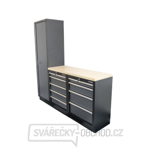 AKČNÍ SET Sestava 3 ks dílenského nábytku SET-CA01012 s dřevěnou pracovní deskou MB-TGW53 AKČNÍ SET Sestava 3 ks dílenského nábytku SET-CA01012 s dřevěnou pracovní deskou MB-TGW53 gallery main image