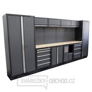 AKČNÍ SET Sestava 10 ks dílenského nábytku SET-CA01013 s dřevěnou pracovní deskou MB-TGW53 AKČNÍ SET Sestava 10 ks dílenského nábytku SET-CA01013 s dřevěnou pracovní deskou MB-TGW53 gallery main image