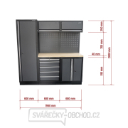 AKČNÍ SET Sestava 5 ks dílenského nábytku SET-CA01023 s dřevěnou pracovní deskou MB-TGW53 AKČNÍ SET Sestava 5 ks dílenského nábytku SET-CA01023 s dřevěnou pracovní deskou MB-TGW53 náhled