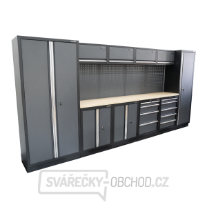 AKČNÍ SET Sestava 10 ks dílenského nábytku SET-CA01031 s dřevěnou pracovní deskou MB-TGW53 AKČNÍ SET Sestava 10 ks dílenského nábytku SET-CA01031 s dřevěnou pracovní deskou MB-TGW53 gallery main image