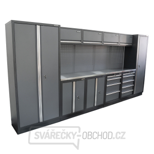 AKČNÍ SET Sestava 10 ks dílenského nábytku SET-CA01032 s nerezovou pracovní deskou MB-TGW53S AKČNÍ SET Sestava 10 ks dílenského nábytku SET-CA01032 s nerezovou pracovní deskou MB-TGW53S gallery main image