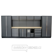 AKČNÍ SET Sestava 10 ks dílenského nábytku SET-CA01053 s dřevěnou pracovní deskou MB-TGW53 Náhled