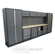 AKČNÍ SET Sestava 10 ks dílenského nábytku SET-CA01055 s dřevěnou pracovní deskou MB-TGW53 AKČNÍ SET Sestava 10 ks dílenského nábytku SET-CA01055 s dřevěnou pracovní deskou MB-TGW53 gallery main image
