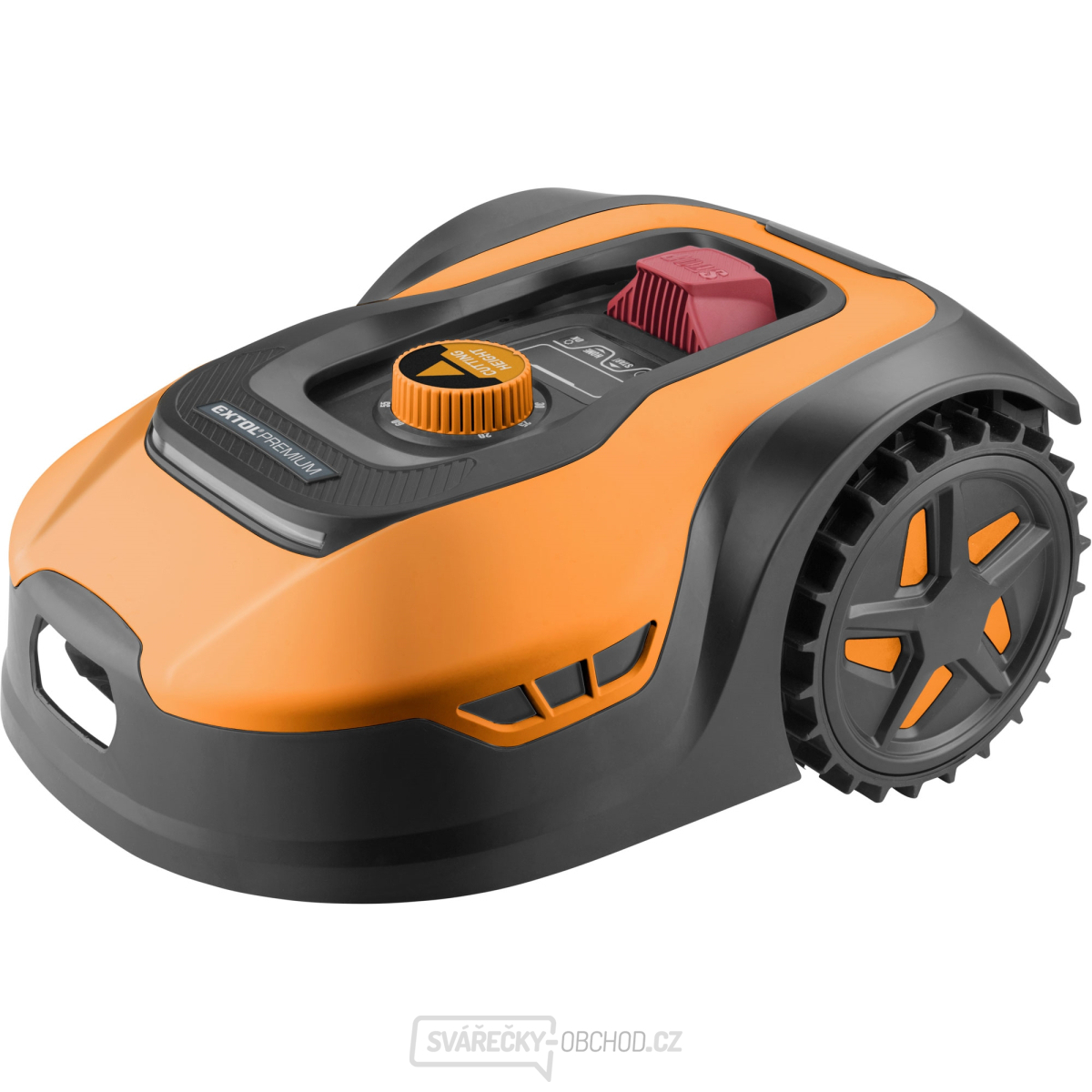 Aku robotická sekačka Extol, 900m2