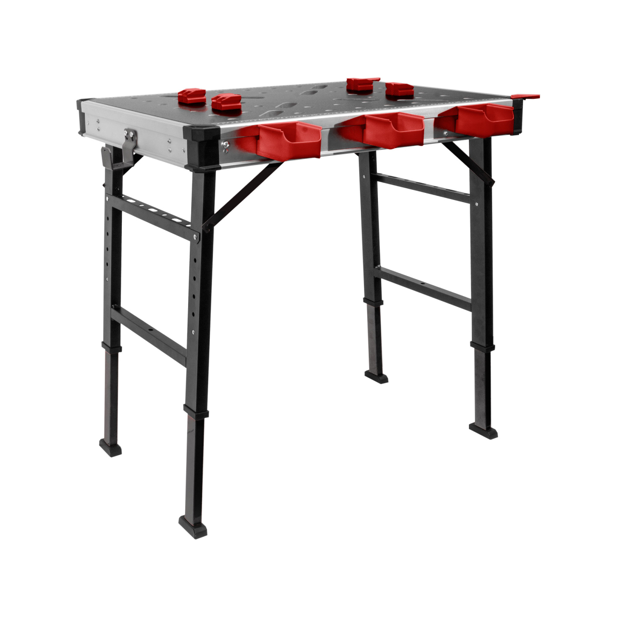 Levně Pracovní skládací stůl Fortum, 850x600mm, výška 73,5-88,5cm 4759990