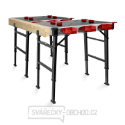 Pracovní skládací stůl Fortum, 850x600mm, výška 73,5-88,5cm Náhled