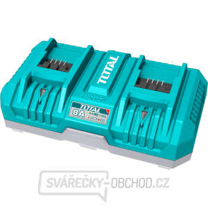 Nabíječka pro 2 baterie, TOTAL, 20V Li-ion, industrial gallery main image