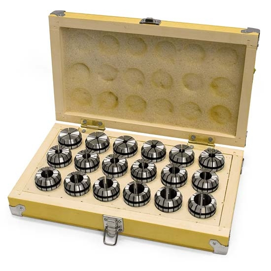 Kleštiny ER32, 3 – 20 mm, 18 ks 3441122