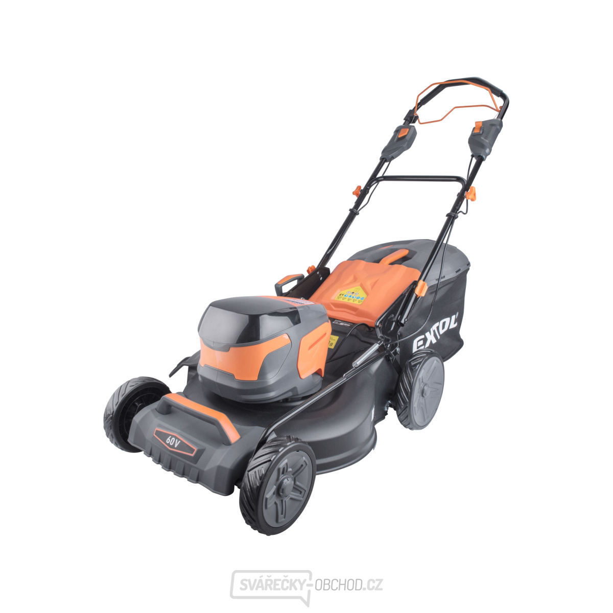 Aku sekačka s pojezdem EXTOL 60V, 51cm, BRUSHLESS, bez baterie a nabíječky