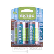 Baterie alkalické, 2ks, 1,5V D (LR20) Náhled