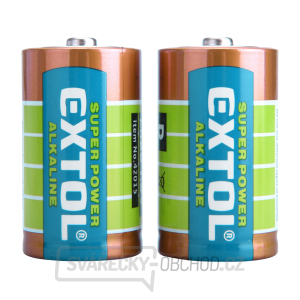 Baterie alkalické, 2ks, 1,5V D (LR20) Baterie alkalické, 2ks, 1,5V D (LR20) gallery main image