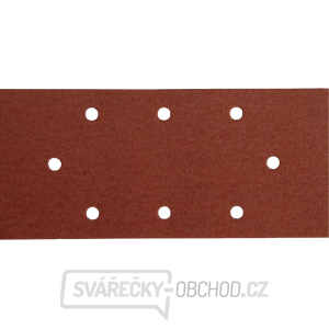 Papíry brusné, suchý zip, bal. 10ks, 93x190mm, P100 Papíry brusné, suchý zip, bal. 10ks, 93x190mm, P100 gallery main image