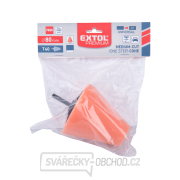 Kužel leštící pěnový, T40, oranžový, ⌀80mm, stopka 6mm Náhled