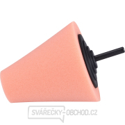 Kužel leštící pěnový, T40, oranžový, ⌀80mm, stopka 6mm Kužel leštící pěnový, T40, oranžový, ⌀80mm, stopka 6mm gallery main image