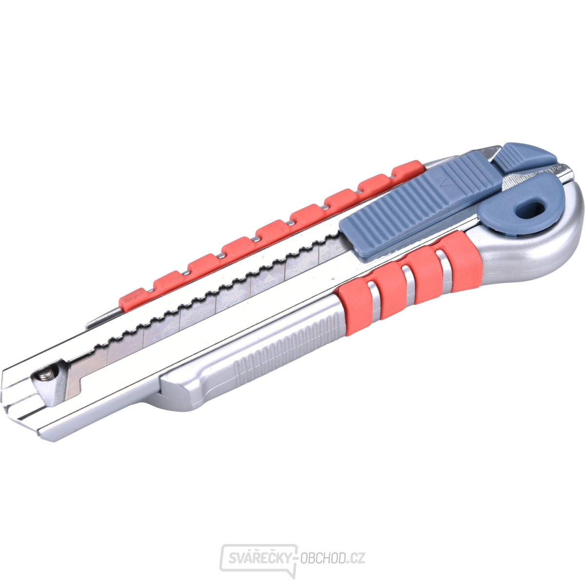 Nůž ulamovací s kovovou výstuhou a zásobníkem, 18mm Auto-lock