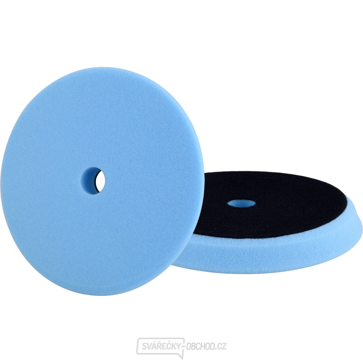 Kotouč leštící pěnový, orbitální, T60, modrý, ⌀150x25mm, suchý zip ⌀127mm
