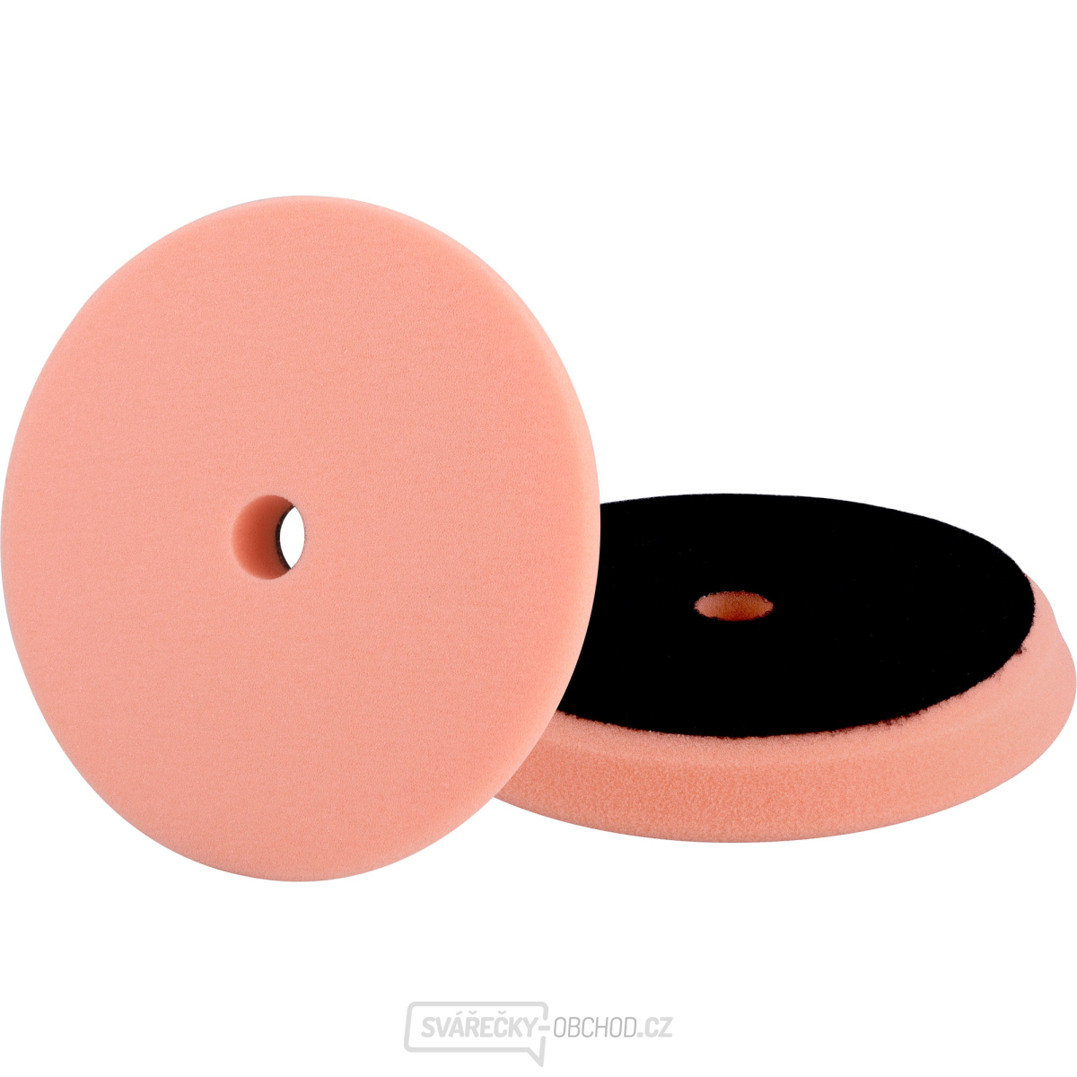Kotouč leštící pěnový, orbitální, T40, oranžový, ⌀150x25mm, suchý zip ⌀127mm