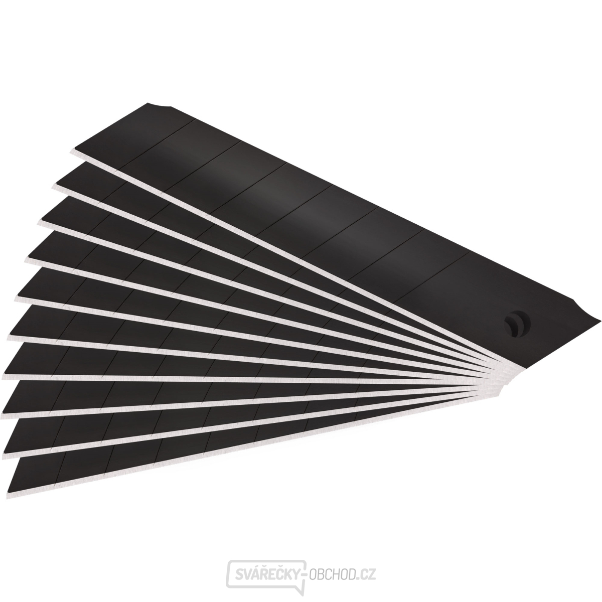 Břity ulamovací do nože, 18mm, 10ks, SK2 Břity ulamovací do nože, 18mm, 10ks, SK2 gallery main image