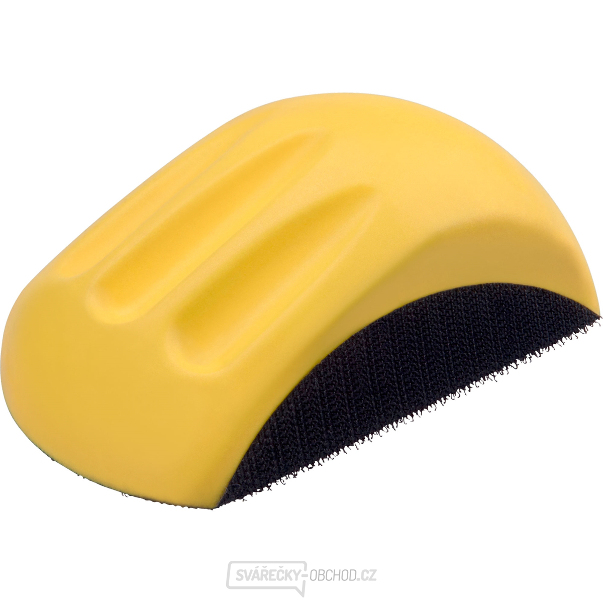 Blok brusný na výseky se suchým zipem, na výseky O 125mm, polyuretan