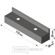 Ochranné čelisti na svěrák 2ks, délka 113mm, s magnety, TPU Náhled