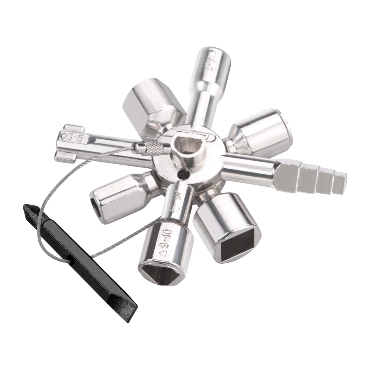 EXTOL PREMIUM Klíč multifunkční, 15funkcí, k rozvodným skříním 916299