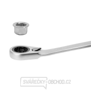 Klíč ráčnový tvarovaný a vložky, sada 11ks, 8-19mm, CrV Náhled