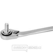 Klíč ráčnový tvarovaný a vložky, sada 11ks, 8-19mm, CrV Náhled
