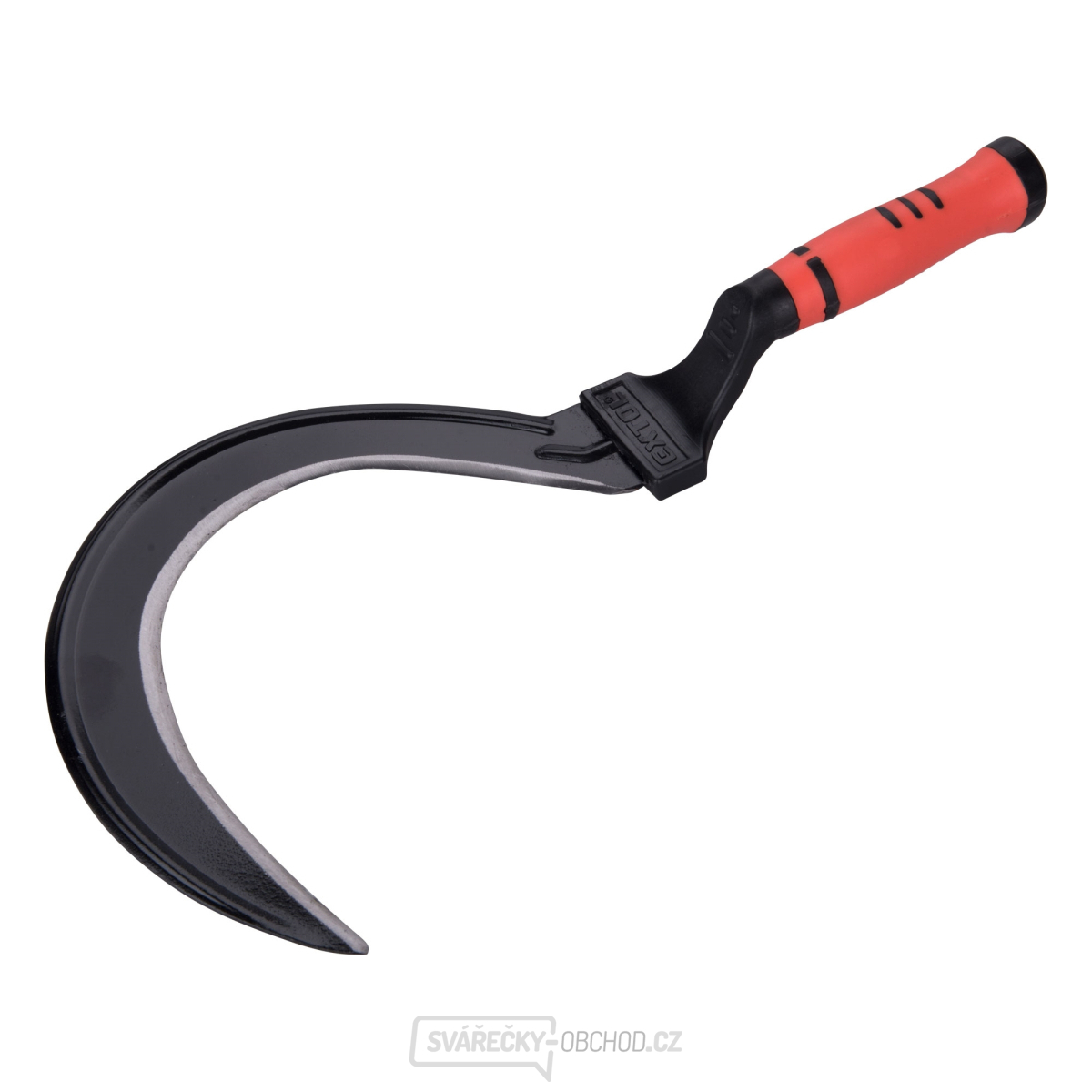 Srp na trávu s plast. rukojetí, délka 40cm (pro praváky)