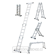 žebřík hliníkový multifunkční skládací 1x14  460cm PLA4.460 Procraft | PLA4.460 gallery main image