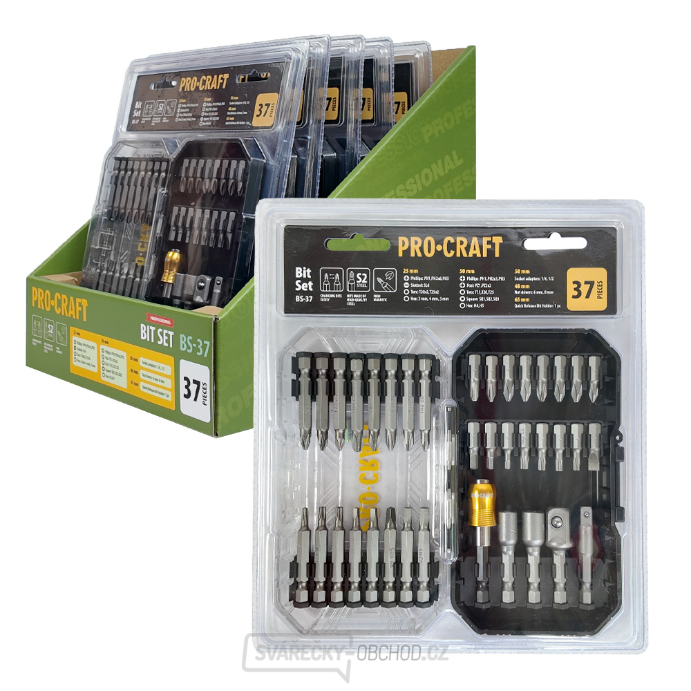 Sada bitů Procraft BS-37, S2 | BS-37