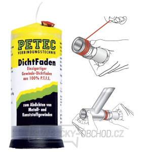 Vlákno na těsnění závitů PETEC 85175  Vlákno na těsnění závitů PETEC 85175  gallery main image
