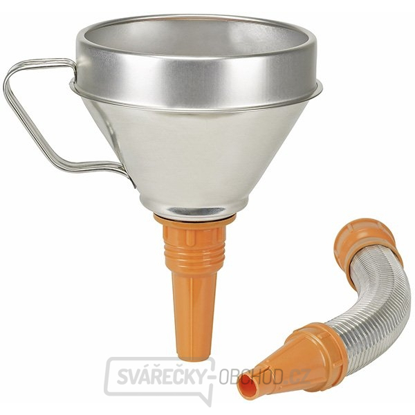 Kovový trychtýř s pružným nástavcem PRESSOL 02 344 950