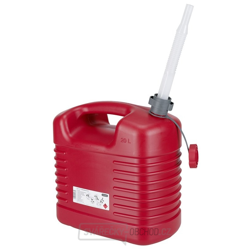 Plastový kanystr s výtokovým nástavcem PRESSOL 21 137 - 20 l