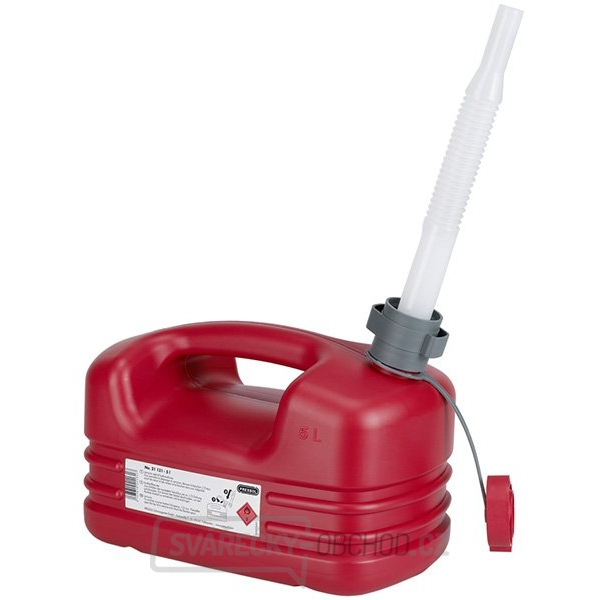 Plastový kanystr s výtokovým nástavcem PRESSOL 21 131 - 5 l