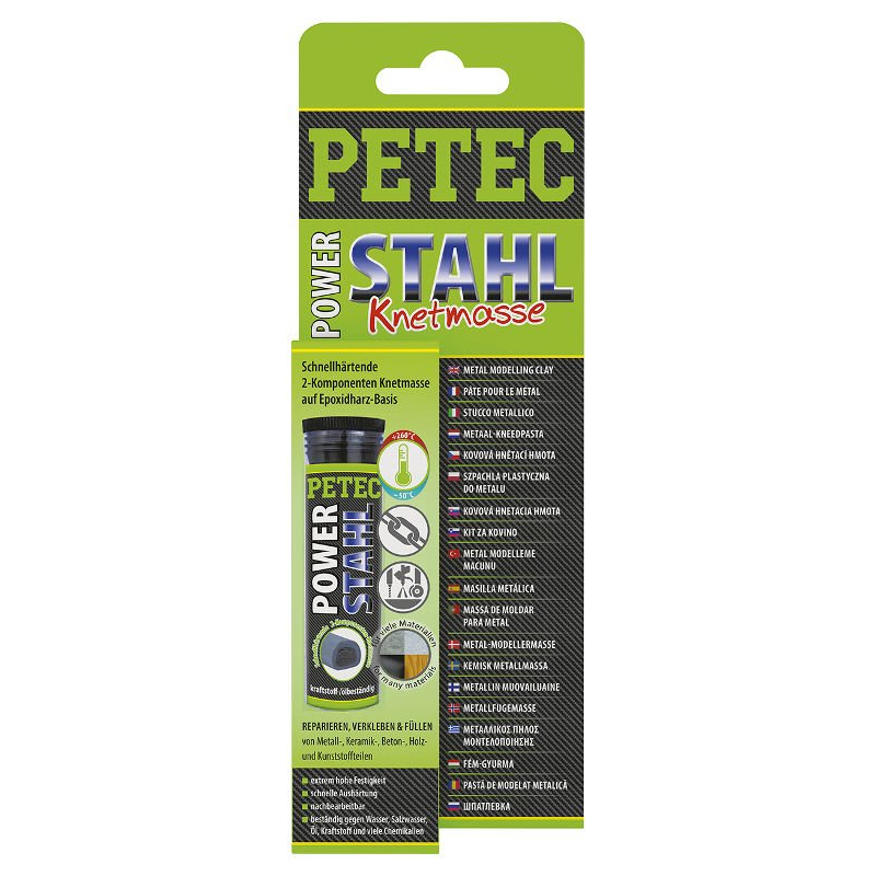 Epoxidová plastelína (pevnostní ocel) PETEC 97450 50 g 2801000097450