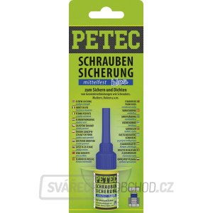 Přípravek pro zajištění šroubů PETEC 91005 - střední pevnost, 5 g Přípravek pro zajištění šroubů PETEC 91005 - střední pevnost, 5 g gallery main image