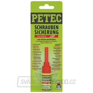 Přípravek pro zajištění šroubů PETEC 92005 - vysoká pevnost, 5 g Přípravek pro zajištění šroubů PETEC 92005 - vysoká pevnost, 5 g gallery main image