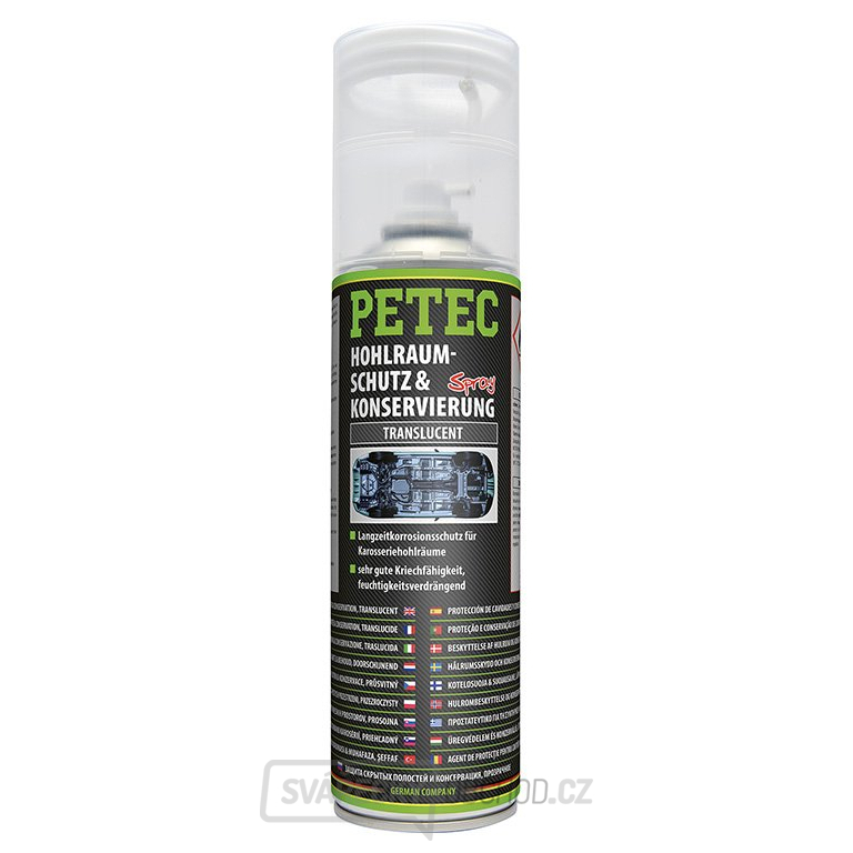 Parafinový vosk pro ochranu karosérií ve spreji 500 ml PETEC 73550 