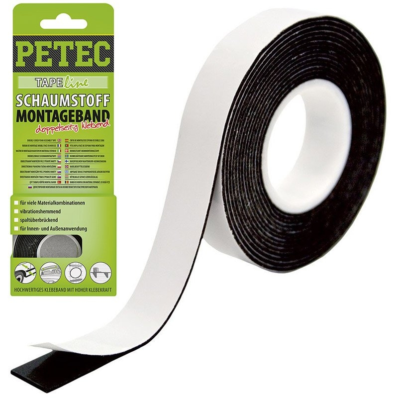 Montážní páska pěnová oboustranná PETEC 87122 2801000087122