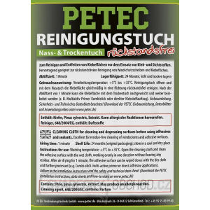 Utěrka pro čištění a odmašťování ploch PETEC 82111  Utěrka pro čištění a odmašťování ploch PETEC 82111  gallery main image
