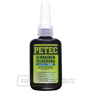 Přípravek pro zajištění šroubů - střední pevnost, 50 g PETEC 91050  Přípravek pro zajištění šroubů - střední pevnost, 50 g PETEC 91050  gallery main image