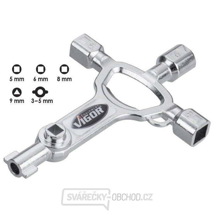 Klíč na rozvodné skříně VIGOR V4227