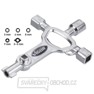 Klíč na rozvodné skříně VIGOR V4227 Klíč na rozvodné skříně VIGOR V4227 gallery main image