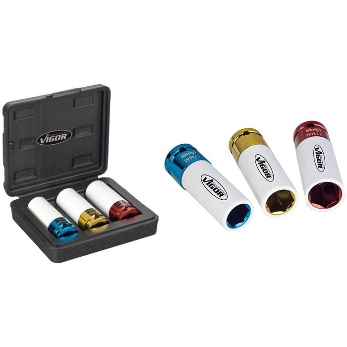 Sada kovaných hlavic na hliníkové disky VIGOR V2522 9100000002522