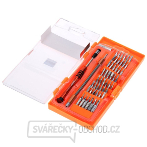 Precizní šroubovák se sadou vyměnitelných bitů a hlavic JM-8126 Precizní šroubovák se sadou vyměnitelných bitů a hlavic JM-8126 gallery main image