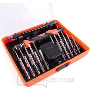 Precizní šroubovák se sadou vyměnitelných bitů a pinzeta JM-8133 Precizní šroubovák se sadou vyměnitelných bitů a pinzeta JM-8133 gallery main image