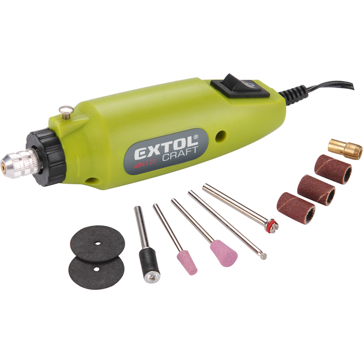 EXTOL CRAFT Mini vrtačka/bruska 404120