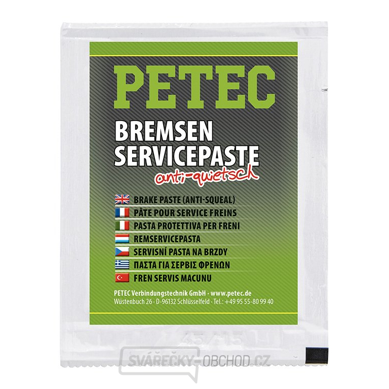 Pasta pro servis brzd PETEC 94405